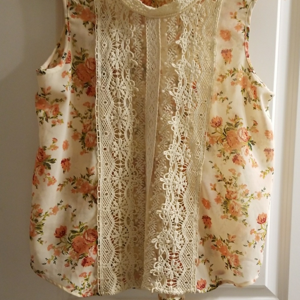 Cream blouse